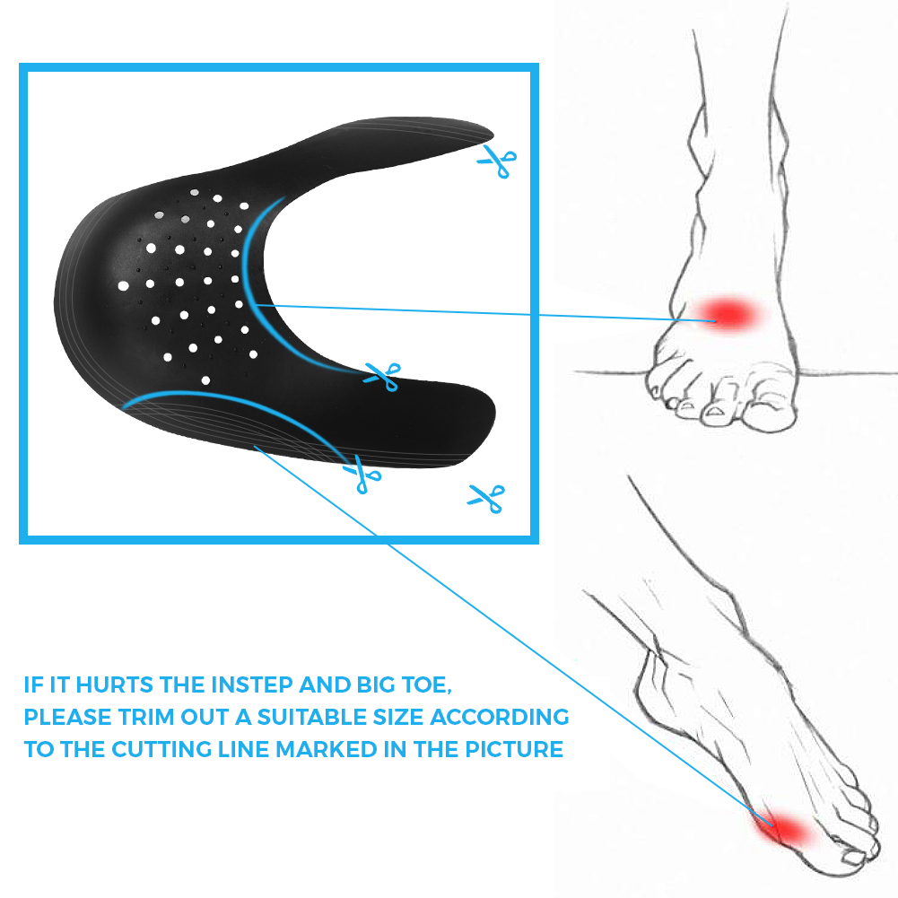 Nuovo 1 paio Anti-Rughe Piega  - Crease Protector Toe recensione e prezzo