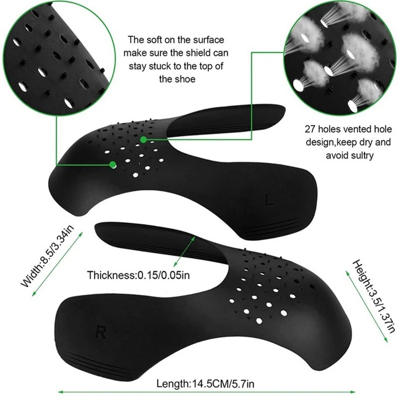 5 Paia di Protezioni Leggere A - Crease Protector Toe recensione e prezzo