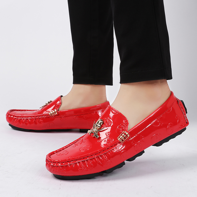Mocassini da Uomo di Lusso in  - Patent Leather Shine recensione e prezzo