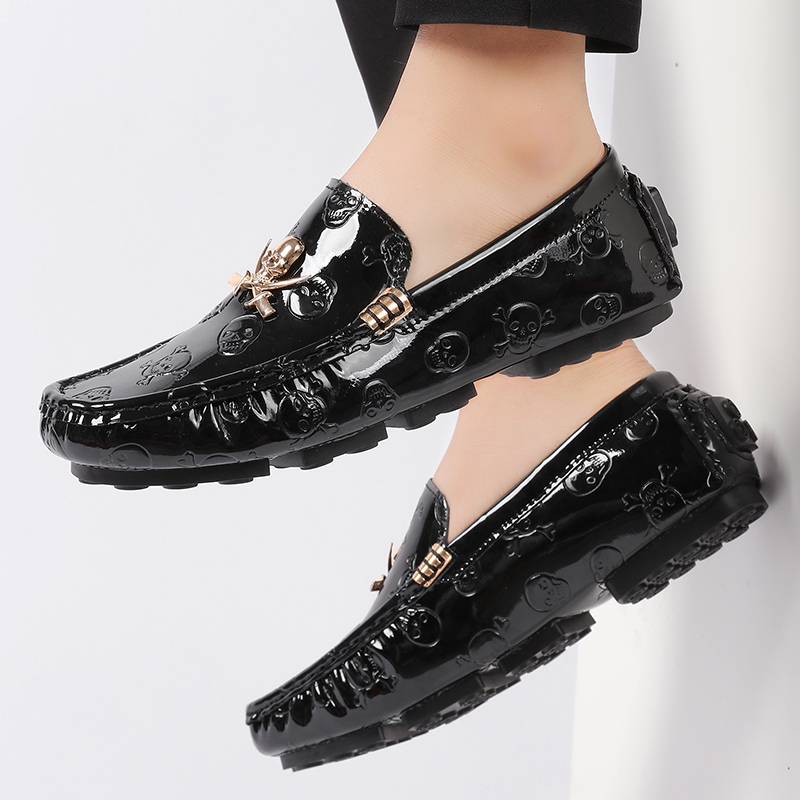 Mocassini da Uomo di Lusso in  - Patent Leather Shine recensione e prezzo